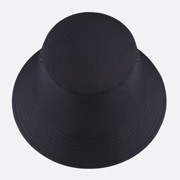 DIOR BLACK REVERSIBLE TEDDY-D SMALL BRIM BUCKET HAT - Picture 6 of 14